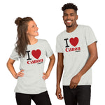 I Love Canon Camerarigz Short-Sleeve Unisex T-Shirt