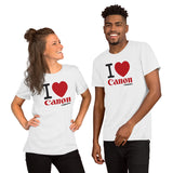 I Love Canon Camerarigz Short-Sleeve Unisex T-Shirt