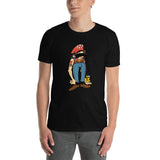 Mario Boi Short-Sleeve Unisex T-Shirt Dope Owl Art Collab