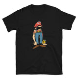 Mario Boi Short-Sleeve Unisex T-Shirt Dope Owl Art Collab