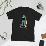 Luigi Boi Short-Sleeve Unisex T-Shirt Dope Owl Art Collab