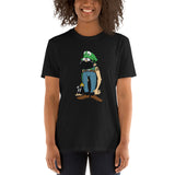 Luigi Boi Short-Sleeve Unisex T-Shirt Dope Owl Art Collab